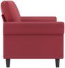 vidaXL 2-Sitzer-Sofa Weinrot 140 cm Kunstleder 359507 Bild 3