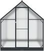 vidaXL Garten Gewächshaus mit Tür Anthrazit 183,5 x 363,5 x 207 cm 3433044 Bild 4