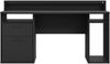 'Tezaur' 3B Computertisch Gaming Desk, mit LED-Beleuchtung, Schwarz, 160 x 91 x 72 cm Bild 5