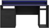 'Tezaur' 3B Computertisch Gaming Desk, mit LED-Beleuchtung, Schwarz, 160 x 91 x 72 cm Bild 4