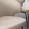 HOME DELUXE Esszimmerstuhl AMARA Samt - 4er Set Beige Bild 3