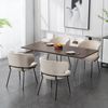 HOME DELUXE Esszimmerstuhl AMARA Samt - 4er Set Beige Bild 2