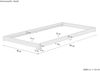 Niederflurbett Bettrahmen Studenten Futon Bodenbett 100x200 Buche Massivholz V-60.66-10Rollrost inkl. Bild 3