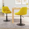 vidaXL Esszimmerstühle 2 Stk. Drehbar Senfgelb Samt 335334 Bild 1