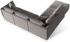 Micadoni Modulares Ecksofa Chris 4-Sitzer Links Samt Grau Bild 4