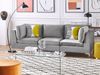 3-Sitzer Sofa Samtstoff grau EVJA Bild 3