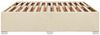 vidaXL Bettgestell ohne Matratze Creme 200x200 cm Stoff 3284504 Bild 5