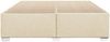 vidaXL Bettgestell ohne Matratze Creme 200x200 cm Stoff 3284504 Bild 4