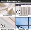 BRAST Pavillon Aluminium Pagode 3,5x3,5m Beige inkl. Moskitonetz festes Dach wasserdicht stabil UV-Schutz Bild 5