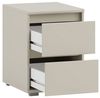 Nachtkommode Ivana / Ikarus, Holzwerkstoff, Beige, Braun, 40 x 55 x 48 cm Bild 3