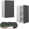 Hängeschrank Fame-Line Anthrazit-Gold 45 cm Vicco Bild 5