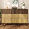 Moderne Sideboards,Schränke,Lagerschränke,Kommode,geeignet für Wohnzimmer/Esszimmer/Eingang,120 x 40 x 81cm (B/H/T) Bild 2