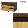 Moderne Sideboards,Schränke,Lagerschränke,Kommode,geeignet für Wohnzimmer/Esszimmer/Eingang,120 x 40 x 81cm (B/H/T) Bild 5