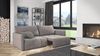 Sofa 3-Sitzer mit Schlaffunktion MORGANO Stoff Abriamo Beige Bild 2