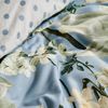 Essenza Bettwäsche Rosalee Iceblue Satin 135 x 200 + 80 x 80 cm Bild 5