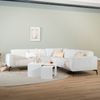 Bronx71 Couchtisch Bianca Metall weiß 37 cm hoch Bild 4