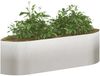 vidaXL Hochbeet im Garten Edelstahl 140 x 40 x 40 cm Stahl 8011716 Bild 3