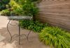 CLP Eisentisch Indra | nostalgischer Gartentisch mit geschwungenen Beinen,bronze Bild 2