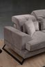 Ecksofa, 'Frido', 92 x 190 x 304, Hellgrau Bild 2