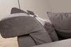 Ecksofa, 'Frido', 92 x 190 x 304, Hellgrau Bild 4