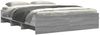 vidaXL Bettgestell ohne Matratze Grau Sonoma 160x200 cm Holzwerkstoff 3295644 Bild 3