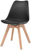 vidaXL Esszimmerstühle 4 Stk. Schwarz Kunstleder [244788] Bild 2