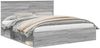 vidaXL Bettrahmen Graues Sonoma 180 x 200 cm Massives Kiefernholz 3410979 Bild 2