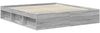 vidaXL Bettrahmen Graues Sonoma 180 x 200 cm Massives Kiefernholz 3410979 Bild 5
