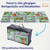 Arensberger Kinderreisebett Matratze 60x120 cm – faltbare Baby- & Kindermatratze mit Stadtmotiv, Nanocell Gelschaum, abnehmbarer Bezug & Tragetasche Bild 4