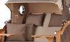 Strandkorb Komplettset - bene living - Ammersee Grande XL Teak - PE grau - Modell 510 - inkl. Liftersystem Bild 4
