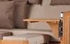 Strandkorb Komplettset - bene living - Ammersee Grande XL Teak - PE grau - Modell 510 - inkl. Liftersystem Bild 3