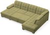 Selsey 'Jamaal' Wohnlandschaft mit Schlaffunktion und Stauraum linksseitig, Velours hydrophob, olivgrün Bild 4