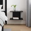 vidaXL Nachttisch Schwarz Eichen-Optik 40 x 30 x 25 cm Holzwerkstoff 891170 Bild 4
