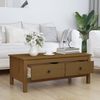 vidaXL Couchtisch Honigbraun 100x50x40 cm Massivholz Kiefer 814607 Bild 3