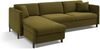 Micadoni Schlaf-Ecksofa Gloria 4-Sitzer Links Samt Grün 205x140 Bild 2
