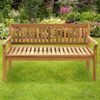 Gartenbank Arezzo Teak Massivholz - Breite: 150 cm Bild 5