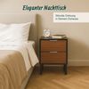 Relaxdays Nachttisch mit 2 Schubladen Bild 2