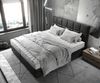 Boxspringbett Dream-Fine 180x200 cm Mikrofaser Anthrazit Vintage mit Matratze und Topper Bild 4