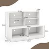 Schuhschrank mit 6 Fächern 2-in-1-Kombination aus Regal & Schuhbank Moderner Schuh Organizer Bild 2