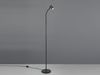 Schmale Stehlampe TARYN Schwarz mit flexibel einstellbarem Spot, Höhe 133,5cm Bild 3