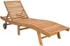 vidaXL Sonnenliege Braun und Beige Polyester 42032686 Bild 3