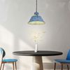 RGB LED Pendelleuchte blau-antik, 45 cm Bild 3