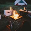 Relaxdays 10 x Sturmlaterne LED schwarz Bild 5
