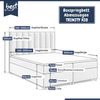Best for Home Boxspringbett Boxspringbett 200x200 mit 7-Zonen-Bonnellfederkern & Stauraum (140x200 160x200 180x200 200x200 cm), Verschiedene Liefermöglichkeiten, TOP Preis-Leistungs-Verhältnis Bild 2