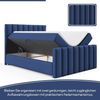 Best for Home Boxspringbett Boxspringbett 200x200 mit 7-Zonen-Bonnellfederkern & Stauraum (140x200 160x200 180x200 200x200 cm), Verschiedene Liefermöglichkeiten, TOP Preis-Leistungs-Verhältnis Bild 4