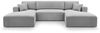 AX LIVING Sofa U Form mit Schlaffunktion – Catea U Cord Wohnlandschaft 364 cm Bild 2