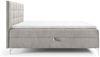 Boxspringbett Schlafzimmerbett CANDELA 140x220cm Stoff Coral Beige Bild 2