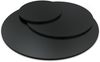 Dekor Spanplatte 28mm Tischplatte rund melaminharzbeschichtet schwarz mit ABS Kante Umleimer - Größe 80 x 80 cm - Höhe 2,8 cm - Farbe Vulkanschwarz Bild 2