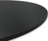 Dekor Spanplatte 28mm Tischplatte rund melaminharzbeschichtet schwarz mit ABS Kante Umleimer - Größe 80 x 80 cm - Höhe 2,8 cm - Farbe Vulkanschwarz Bild 4