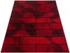 Kurzflor Teppich Balia rechteckig - 120x170 cm - Rot Bild 3